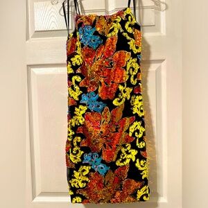 Multi colored formal dress